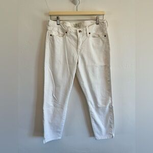 White capris lucky brand